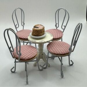 Vintage Dollhouse Bistro Set